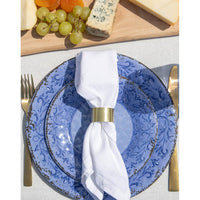 Gimex Stone Line Dinner Plate in Azure