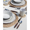 Gimex Cutlery Brown with Soft Touch Handle (16 Pieces)
