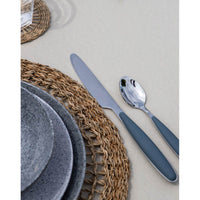 Gimex Cutlery Grey Soft Touch Handle (16 Pieces)