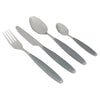 Gimex Cutlery Grey Soft Touch Handle (16 Pieces)