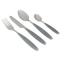 Gimex Cutlery Grey Soft Touch Handle (16 Pieces)