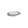 Gimex Cutting Board Foldable in Grey/White