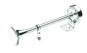 VETUS Single trumpet horn, 12 V, stainless steel, high pitch