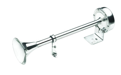 VETUS Single trumpet horn, 24 V, stainless steel, low pitch.