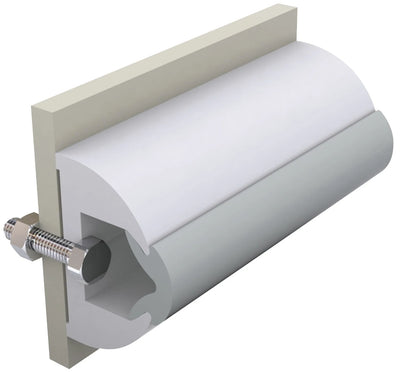 VETUS Vinyl rubbing strake, white, HARO 50 x 34 mm