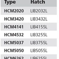 VETUS hatch trim/mosquito screen for TYPE:  LIB3255 (HCM4532)