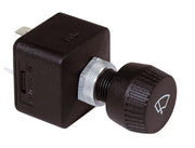 VETUS three-position rotary switch for windscreen wipers, (OFF-1-2)