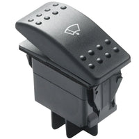 VETUS three-position rocker switch for windscreen wipers, (OFF-1-2)