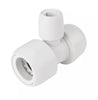 Hep2O Pb Branch Red Tee 90° White 28x28x15mm