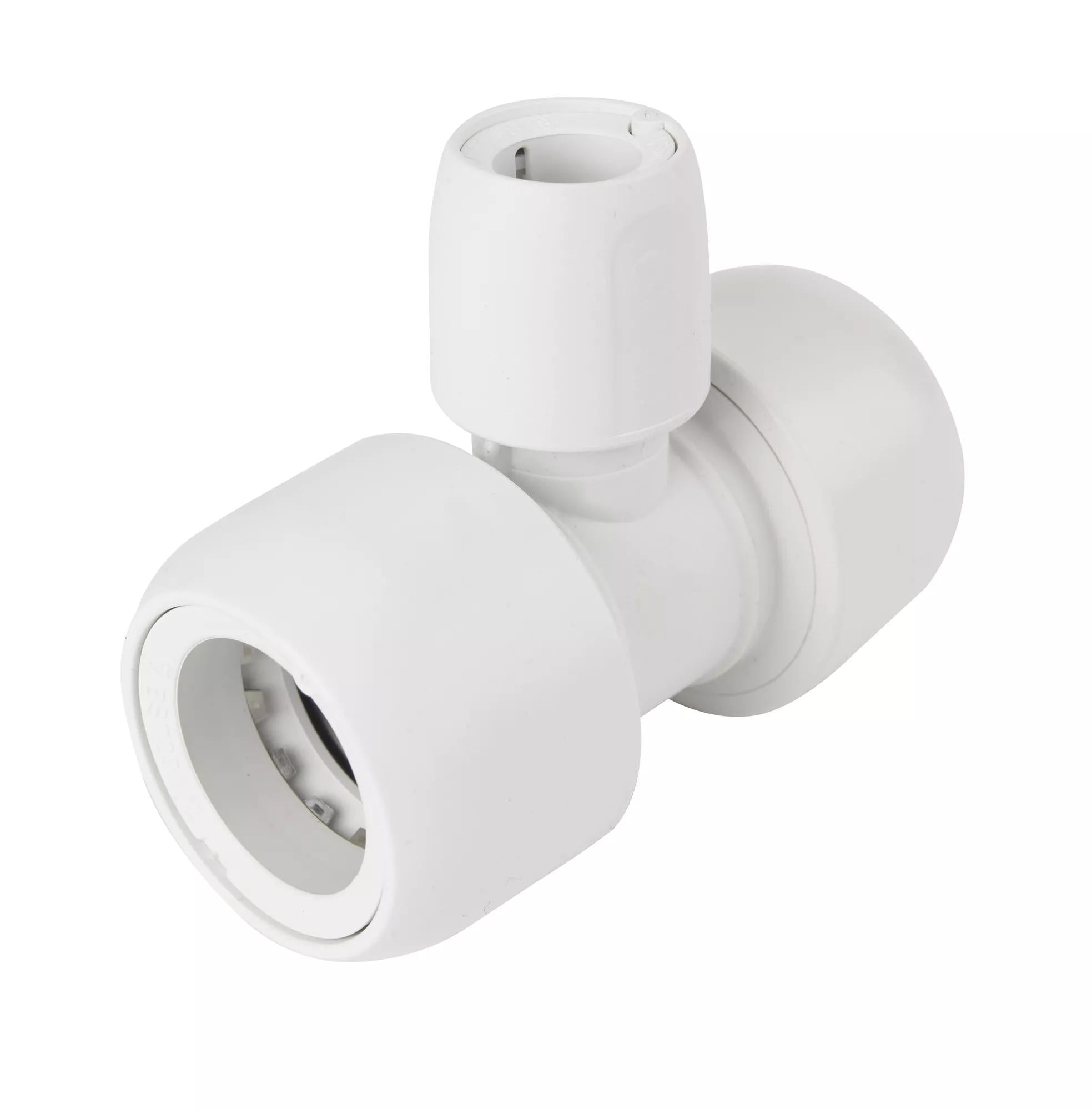 Hep2O Pb Branch Red Tee 90° White 28x28x15mm