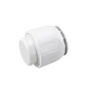 Hep2O Pb Demountable Pipe End Cap White 22mm