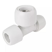 Hep2O Pb Tee Reduced Both End White 22x22x28mm