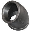 AG Malleable Iron Compact 45 Degree Elbow (Female Ports / 2" BSP)