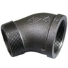 AG Malleable Iron Compact 45 Degree Elbow (2" BSP Male to Female)