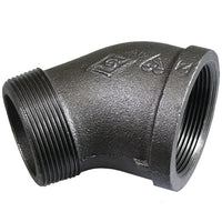 AG Malleable Iron Compact 45 Degree Elbow (2" BSP Male to Female)