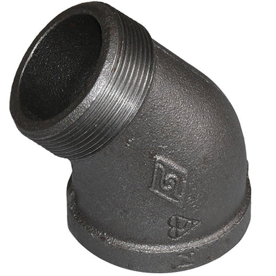 AG Malleable Iron Compact 45 Degree Elbow (2
