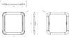 VETUS Roller blind/flyscreen for hatch type ALT4242SL and MAG4242SL. (HMB4242)