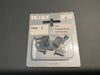HOLT ALLEN PACK P008  -  PACK OF 2 X STAINLESS STEEL CANOPY HOOKS C/W SCREWS