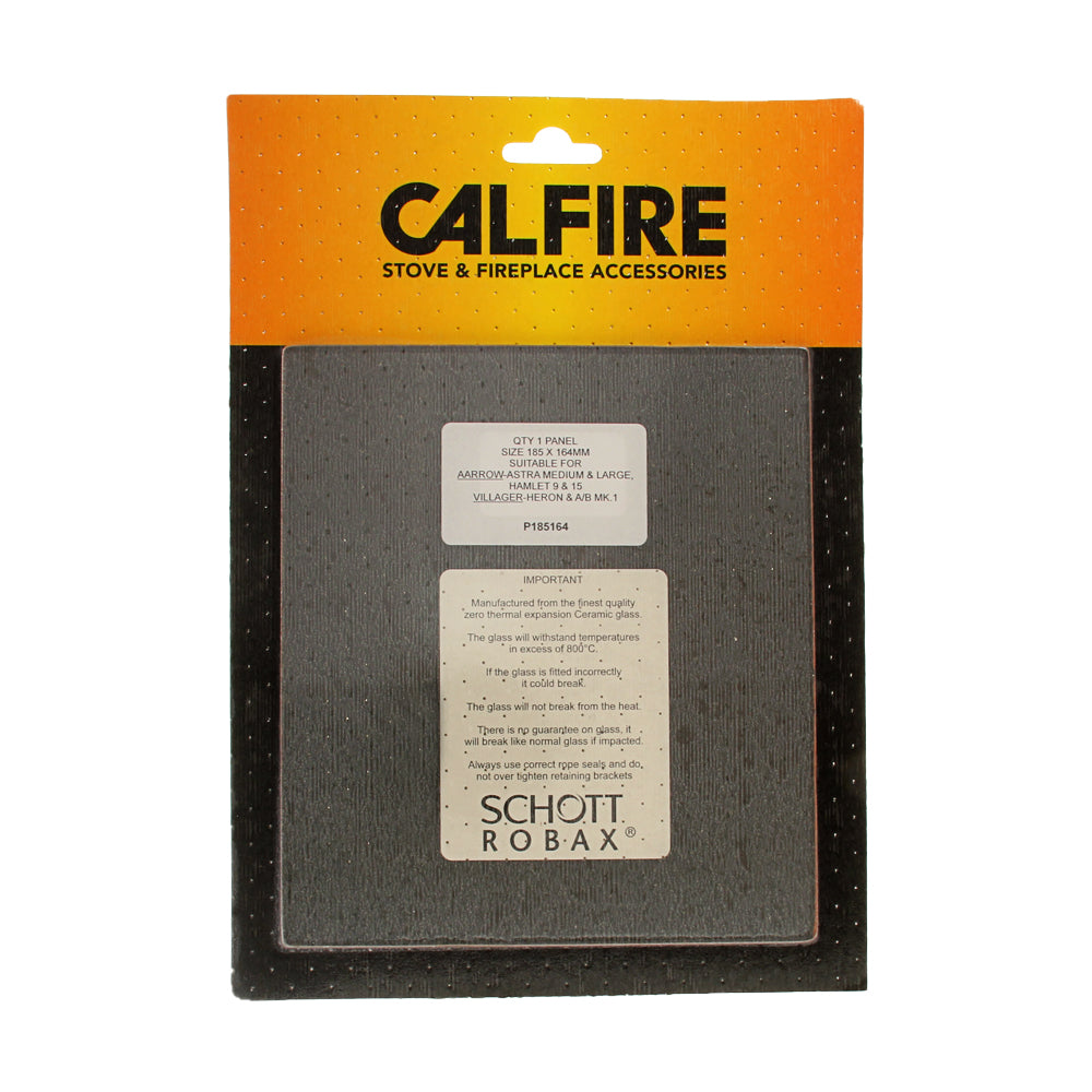 Calfire Heron/Acorn 4/5 Stove Door Glass