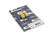 VETUS Set : male connector 1/4"bsp, tube 8mm, brass (2)