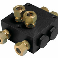 VETUS Dual non-return valve (G1/2) (incl. tube connectors Ø 18 mm.)