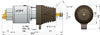 VETUS white tilting pump for 8 mm tubing (HTP3008T)