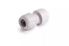 Hep2O Pb Straight Connector White 22mm