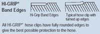 JCS Hi-Grip Stainless Steel 304 Hose Clip (50-70mm / Green Box of 10)