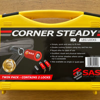 Caravan Leg Locks for Corner Steady 2 Pack Keyed Alike