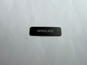 BLUE SEA LARGE FORMAT LABEL NO.448 WINDLASS