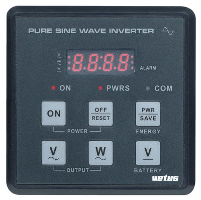 VETUS remote control panel for 12/24 V inverter