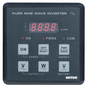 VETUS remote control panel for 12/24 V inverter
