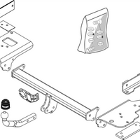 BRINK 430200 Trailer Hitch for HYUNDAI Tucson (JM)