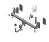 BRINK 665700 Trailer Hitch for BMW X5, X7