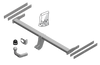 BRINK 584700 Trailer Hitch for SKODA Rapid Spaceback (NH1)