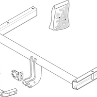 BRINK 492500 Trailer Hitch for AUDI A5, A4