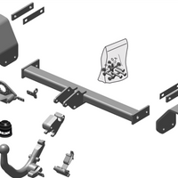 BRINK 498600 Trailer Hitch for KIA CEE'D, PROCEED