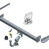 BRINK 661100 Trailer Hitch for NISSAN Qashqai II (J11)