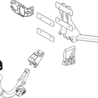BRINK 427500 Trailer Hitch for SAAB 9-3