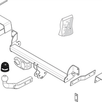 BRINK 494200 Trailer Hitch for FIAT 500