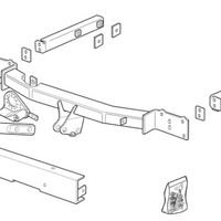 BRINK 352600 Trailer Hitch suitable for MERCEDES-BENZ C-Class