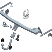 BRINK 579800 Trailer Hitch for FIAT 500L (351, 352)