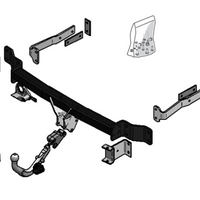 BRINK 439400 Trailer Hitch suitable for MERCEDES-BENZ E-Class T-modell (S211)