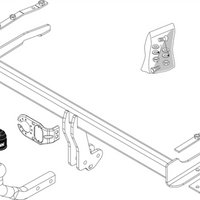BRINK 442800 Trailer Hitch for TOYOTA Corolla IX Hatchback (E120)