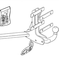 BRINK 377300 Trailer Hitch for SAAB 9-3 Saloon (YS3F)