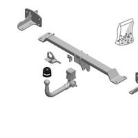 BRINK 588100 Trailer Hitch suitable for MERCEDES-BENZ GLA (X156)