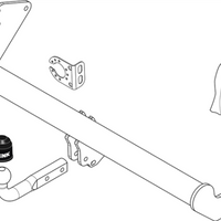 BRINK 459000 Trailer Hitch suitable for MERCEDES-BENZ VIANO, VITO