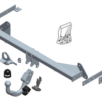 BRINK 592000 Trailer Hitch for FIAT 500L (351, 352)