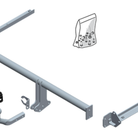 BRINK 588700 Trailer Hitch for HONDA Civic IX Tourer (FK)