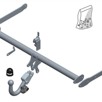 BRINK 602000 Trailer Hitch for MAZDA 2 Hatchback (DL, DJ)